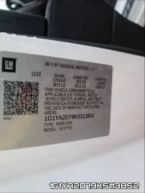 1G1YA2D79K5113852 фото 2