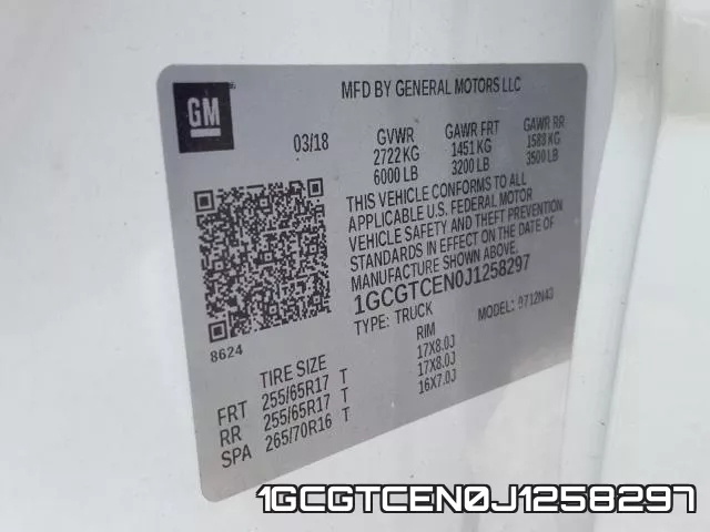 1GCGTCEN0J1258297 фото 2