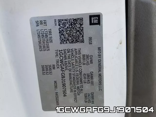 1GCWGAFG9J1907504 фото 2