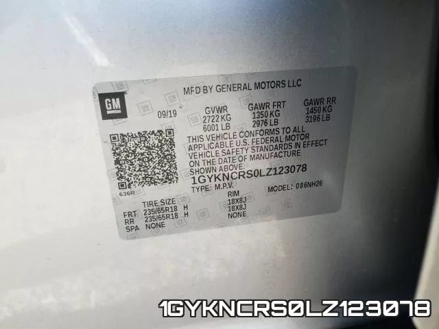1GYKNCRS0LZ123078 фото 2
