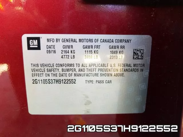 2G1105S37H9122552 фото 2