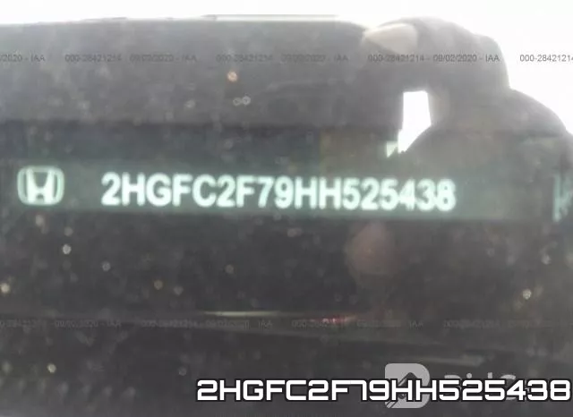 2HGFC2F79HH525438 фото 10
