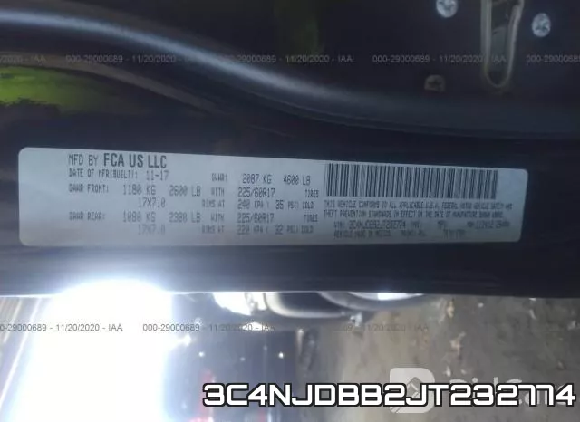 3C4NJDBB2JT232774 фото 9