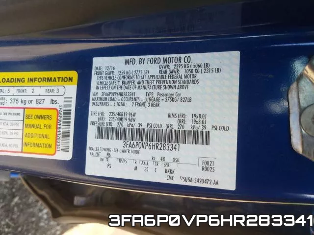 3FA6P0VP6HR283341 фото 2