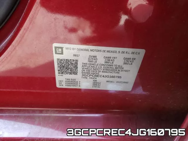 3GCPCREC4JG160795 фото 2