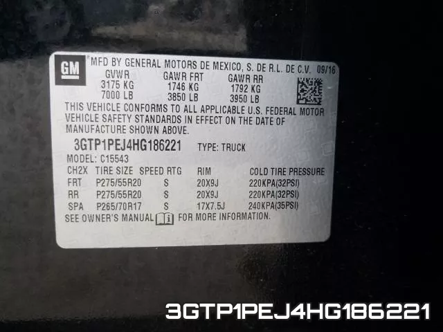 3GTP1PEJ4HG186221 фото 2