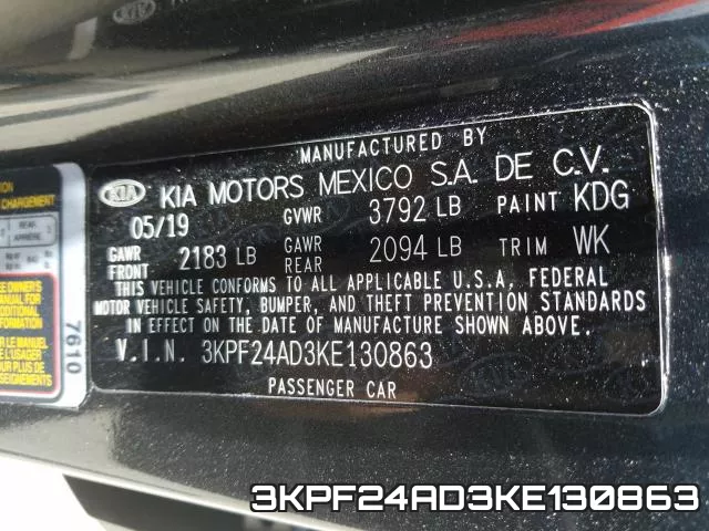 3KPF24AD3KE130863 фото 2