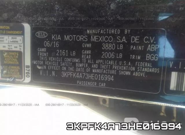 3KPFK4A73HE016994 фото 9