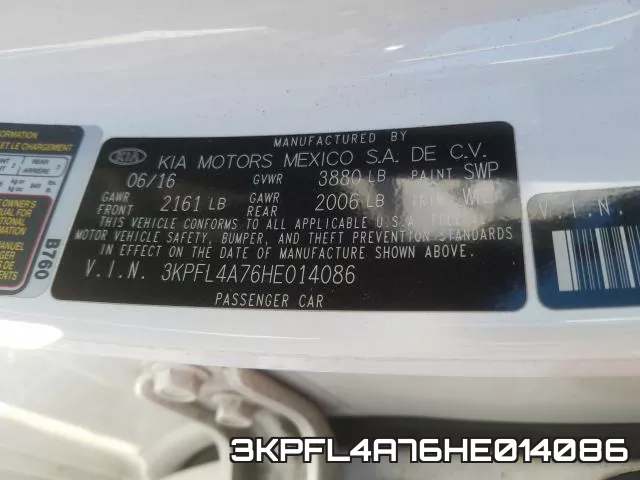 3KPFL4A76HE014086 фото 2