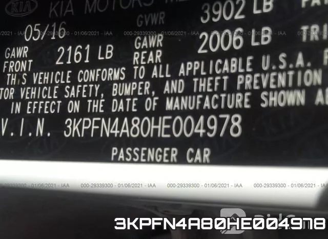3KPFN4A80HE004978 фото 10