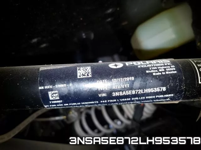 3NSA5E872LH953578 фото 2