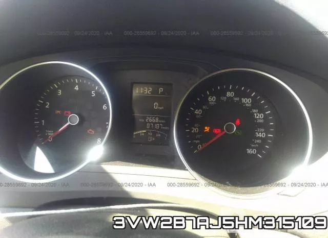 3VW2B7AJ5HM315109 фото 6
