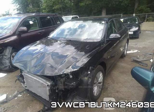 3VWCB7BU7KM246038 фото 3