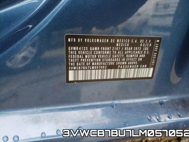 3VWCB7BU7LM057052 фото 2