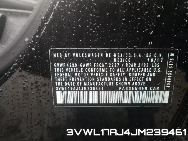 3VWL17AJ4JM239461 фото 2