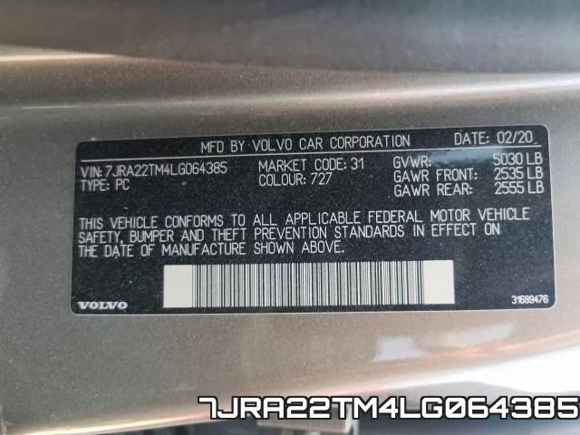 7JRA22TM4LG064385 фото 2