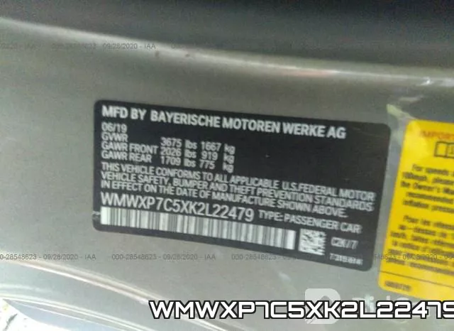 WMWXP7C5XK2L22479 фото 9