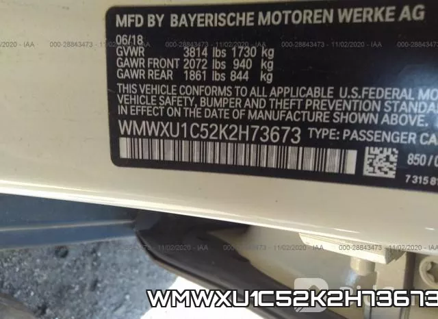 WMWXU1C52K2H73673 фото 10