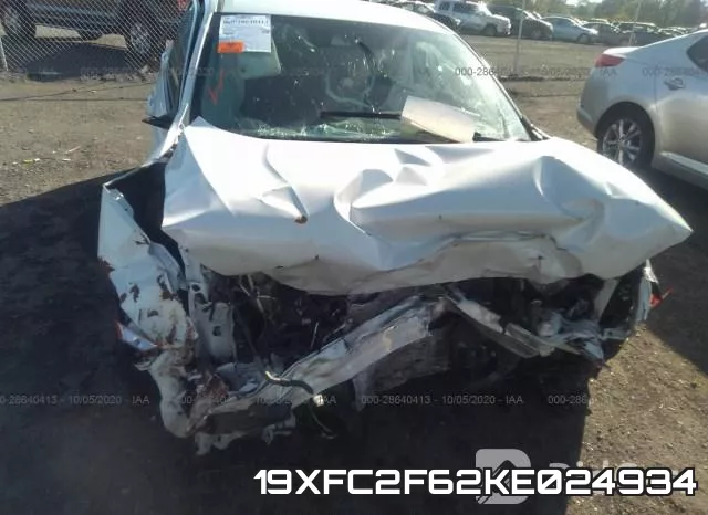 19XFC2F62KE024934 фото 6