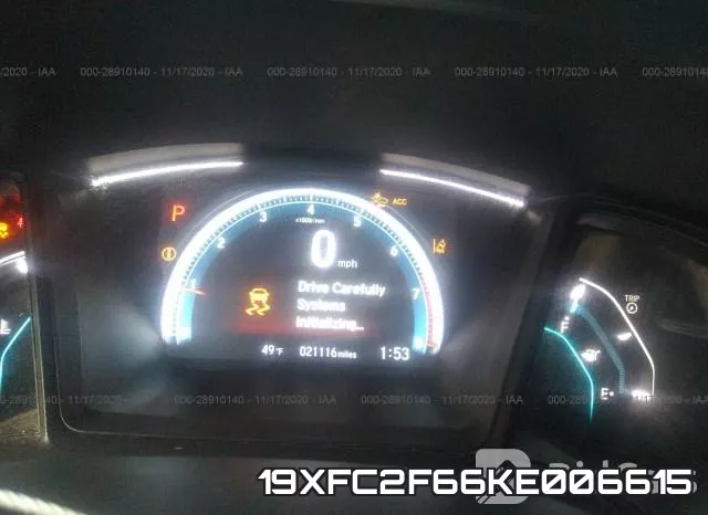 19XFC2F66KE006615 фото 8