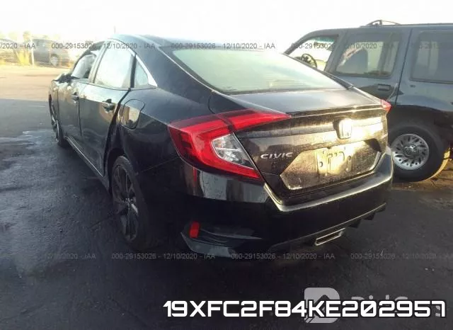 19XFC2F84KE202957 фото 4