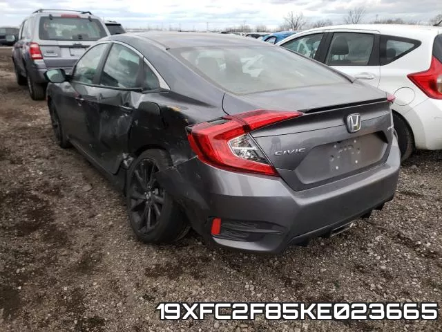 19XFC2F85KE023665 фото 4
