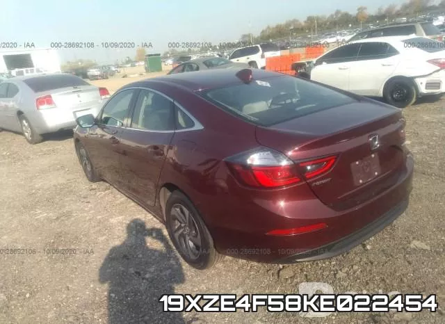 19XZE4F58KE022454 фото 4