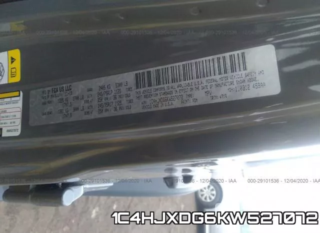 1C4HJXDG6KW527072 фото 10