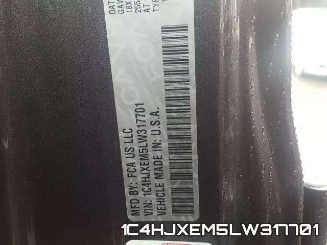 1C4HJXEM5LW317701 фото 2