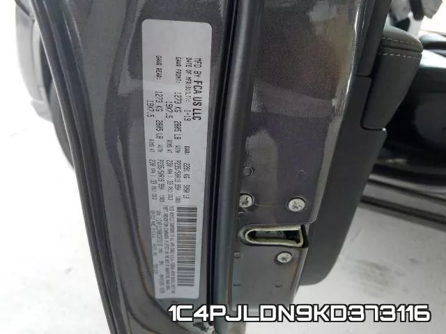 1C4PJLDN9KD373116 фото 2
