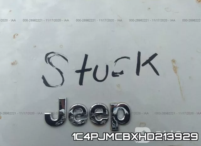 1C4PJMCBXHD213929 фото 2