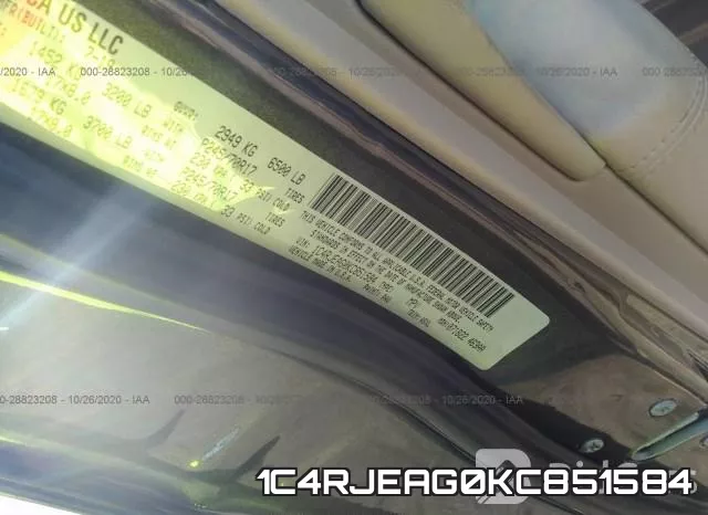 1C4RJEAG0KC851584 фото 10