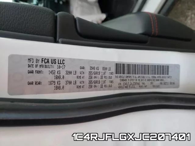 1C4RJFLGXJC207401 фото 2