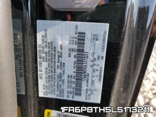 1FA6P8TH5L5173211 фото 2