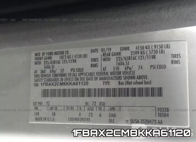 1FBAX2CM8KKA61120 фото 9