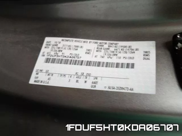 1FDUF5HT0KDA06707 фото 2