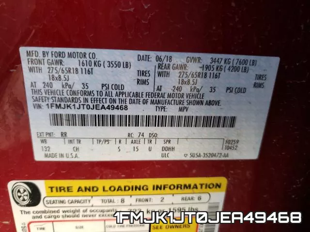 1FMJK1JT0JEA49468 фото 2