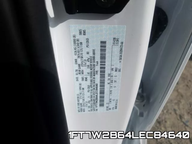 1FT7W2B64LEC84640 фото 2