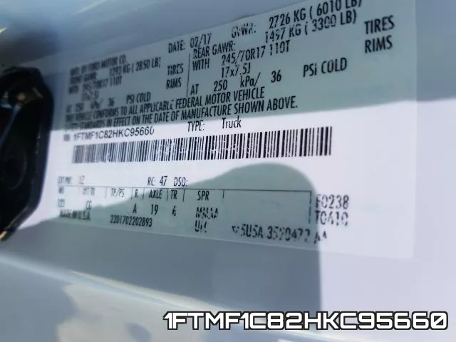 1FTMF1C82HKC95660 фото 2