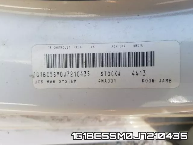 1G1BC5SM0J7210435 фото 2