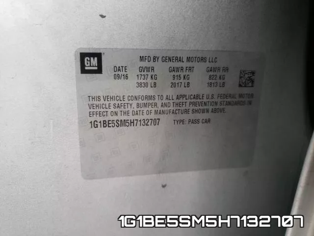 1G1BE5SM5H7132707 фото 2