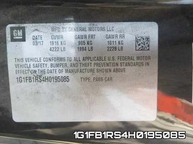 1G1FB1RS4H0195085 фото 2