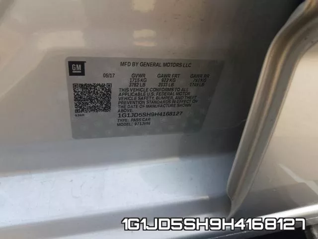 1G1JD5SH9H4168127 фото 2