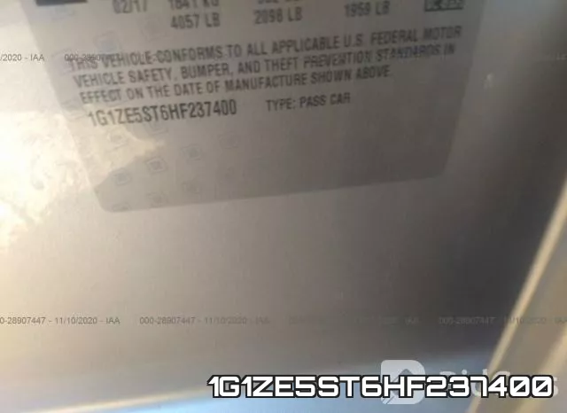 1G1ZE5ST6HF237400 фото 9