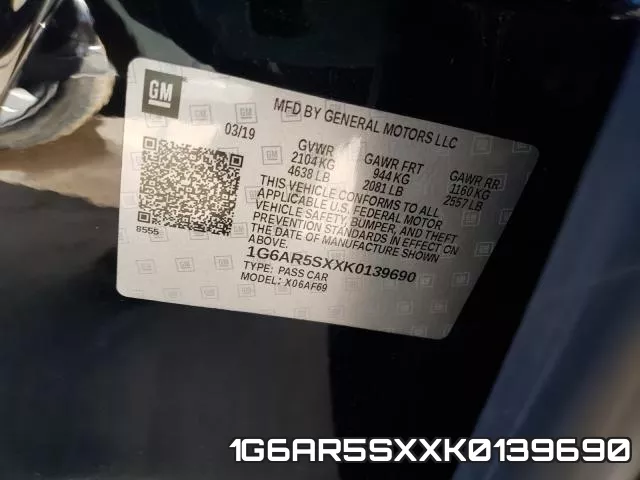 1G6AR5SXXK0139690 фото 2