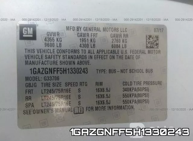1GAZGNFF5H1330243 фото 10