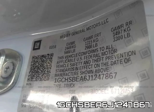 1GCHSBEA6J1247867 фото 9