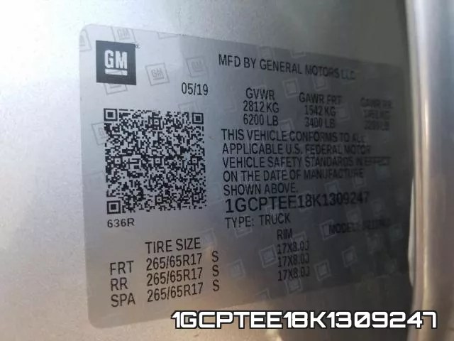 1GCPTEE18K1309247 фото 2