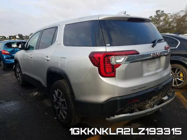 1GKKNKLA2LZ193315 фото 4