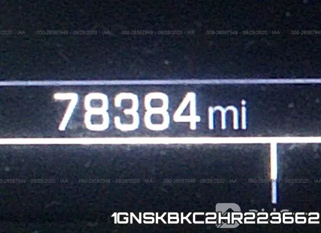 1GNSKBKC2HR223662 фото 8